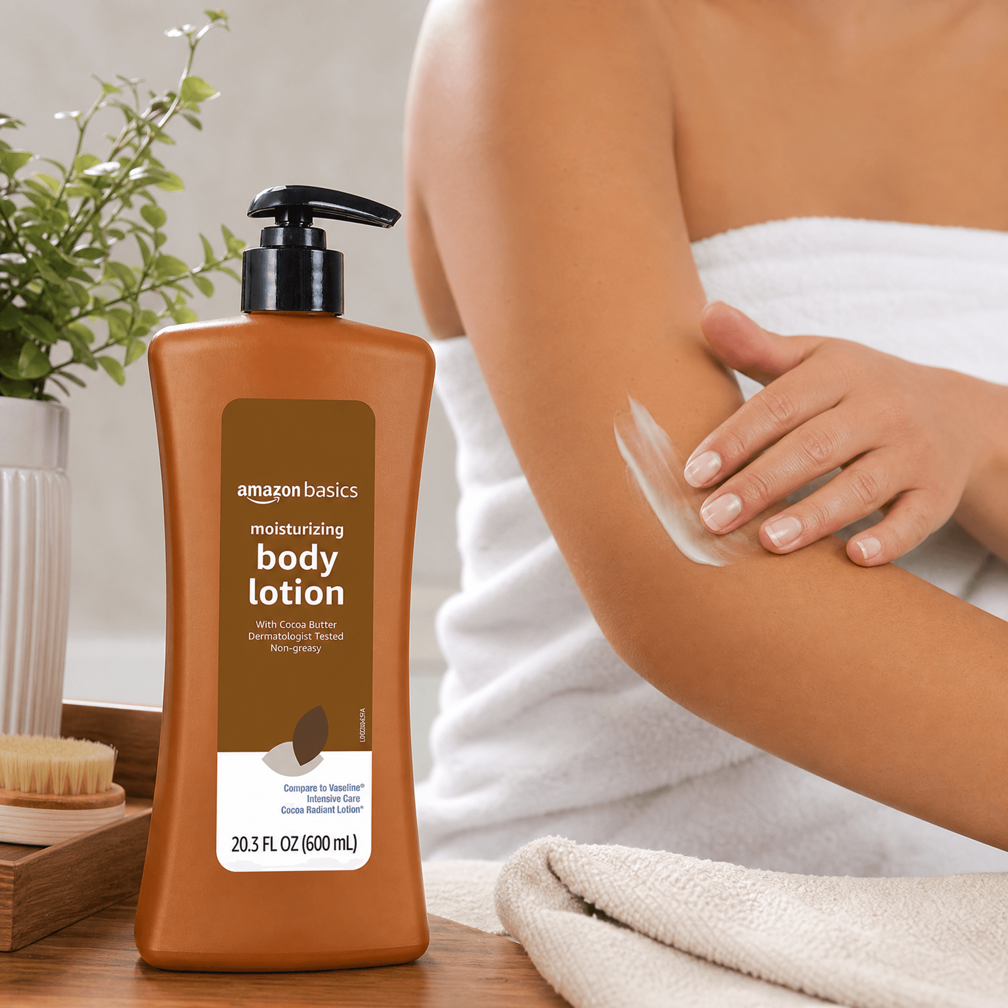 Body Lotion lifestyle image example generated by ListingImage.app